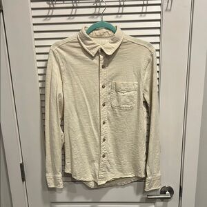 J. Crew Cream Casual Button Down Shirt